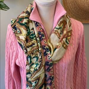 Light colorful scarf